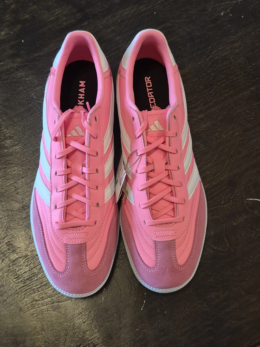 Adidas David Beckham Beam Pink Predator Freestyle Shoes